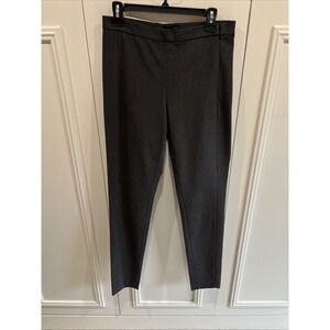 Banana Republic Women's Devon Pants Size 8L Gray High Rise Ankle Career Office